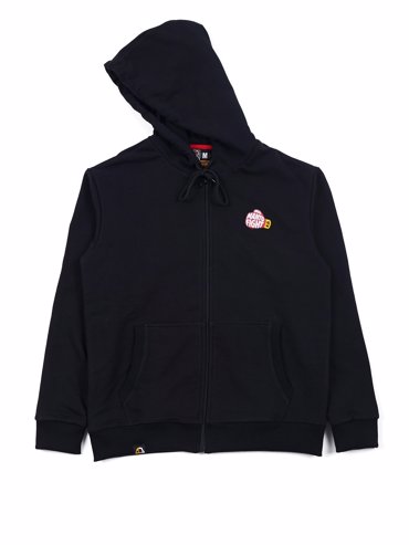 MANTO zip hoodie GLOVE black